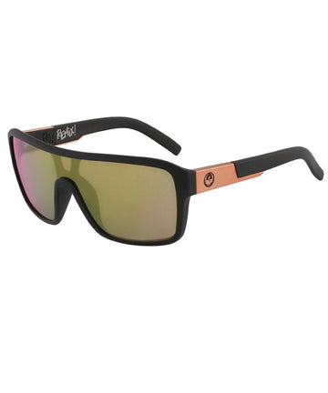 Dragon Remix Matte Black W/ Lumalens Rose Gold Ion Sunglasses
